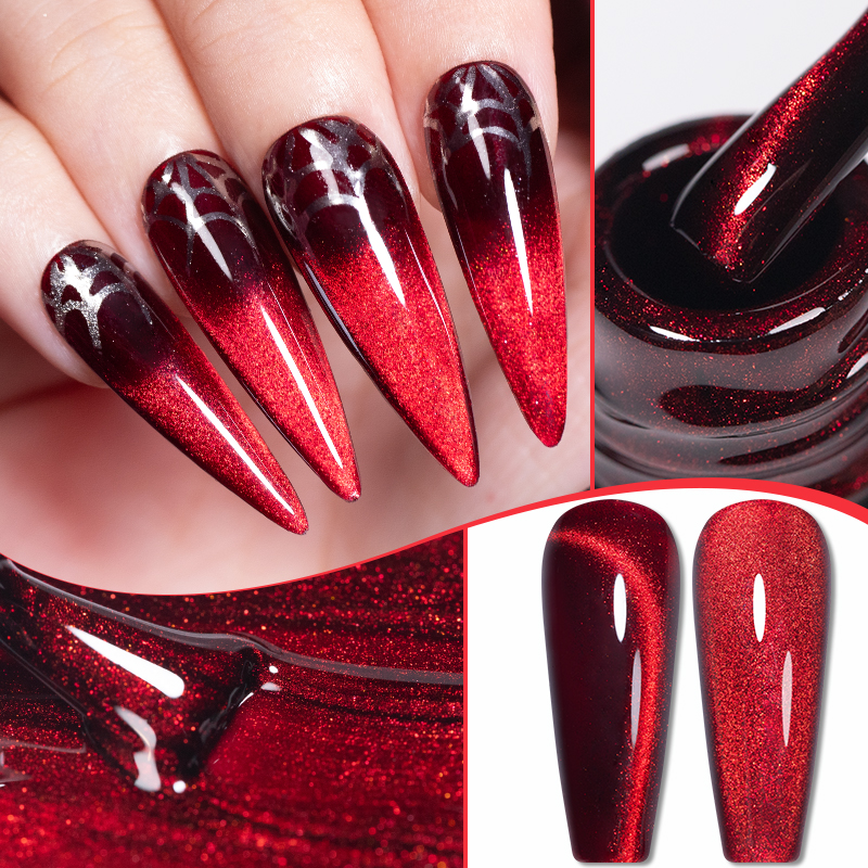 PUENTE 7.5ML Wine Red Cat Eye  - Nail Art Red Wine Cat Eye avis et prix