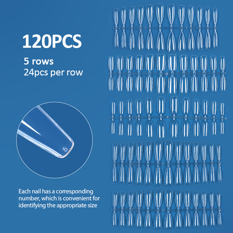 120pcs False Nails Press on Ac - Nail Art Xs avis et prix