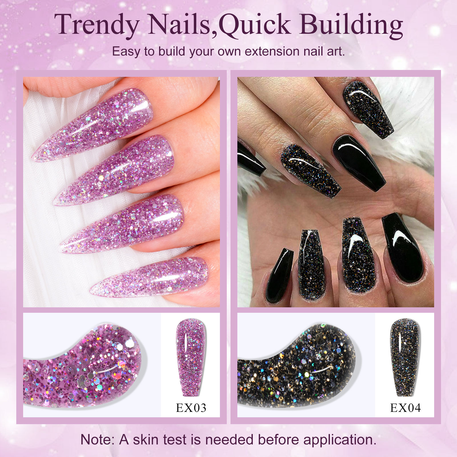 10PCS/SET Extension Nail Gel P - Polygel Nail Kit avis et prix