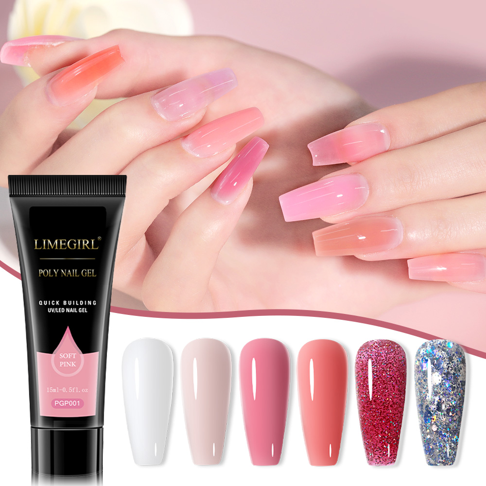 Poly Nail Gel Set for Extensio - Polygel Nail Kit avis et prix