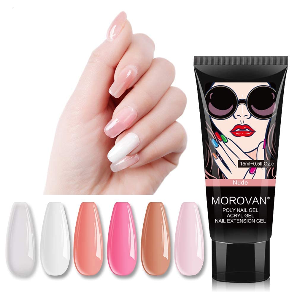 Poly Nail Gel Kit -6 Colors 0. - Polygel Nail Kit avis et prix