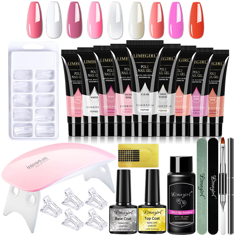 15ml Nail Gel Kit For Quick Ex - Polygel Nail Kit avis et prix