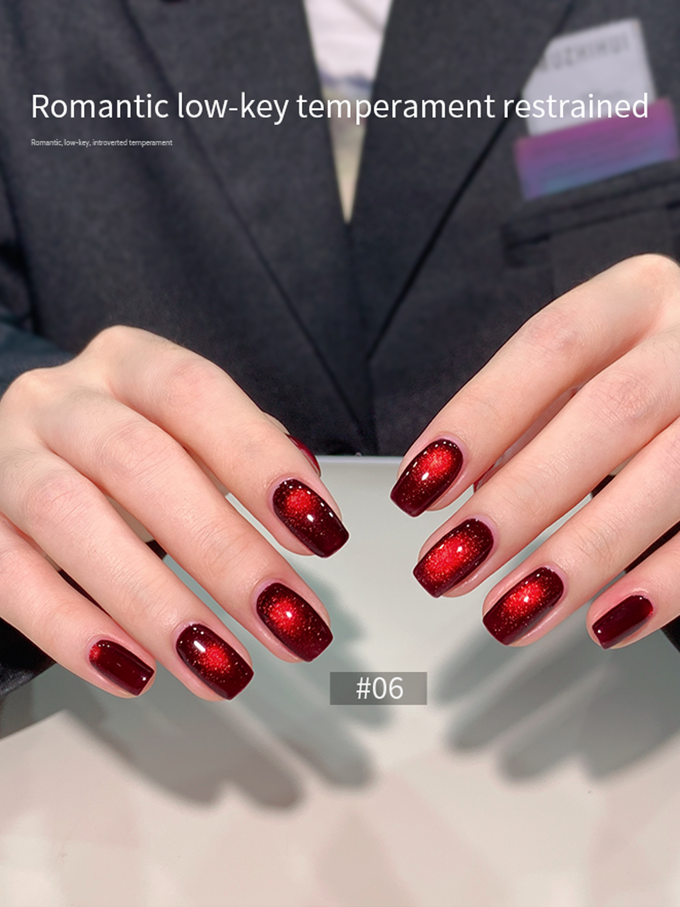 16ML Wine Red Rose Red Cat Mag - Nail Art Red Wine Cat Eye avis et prix