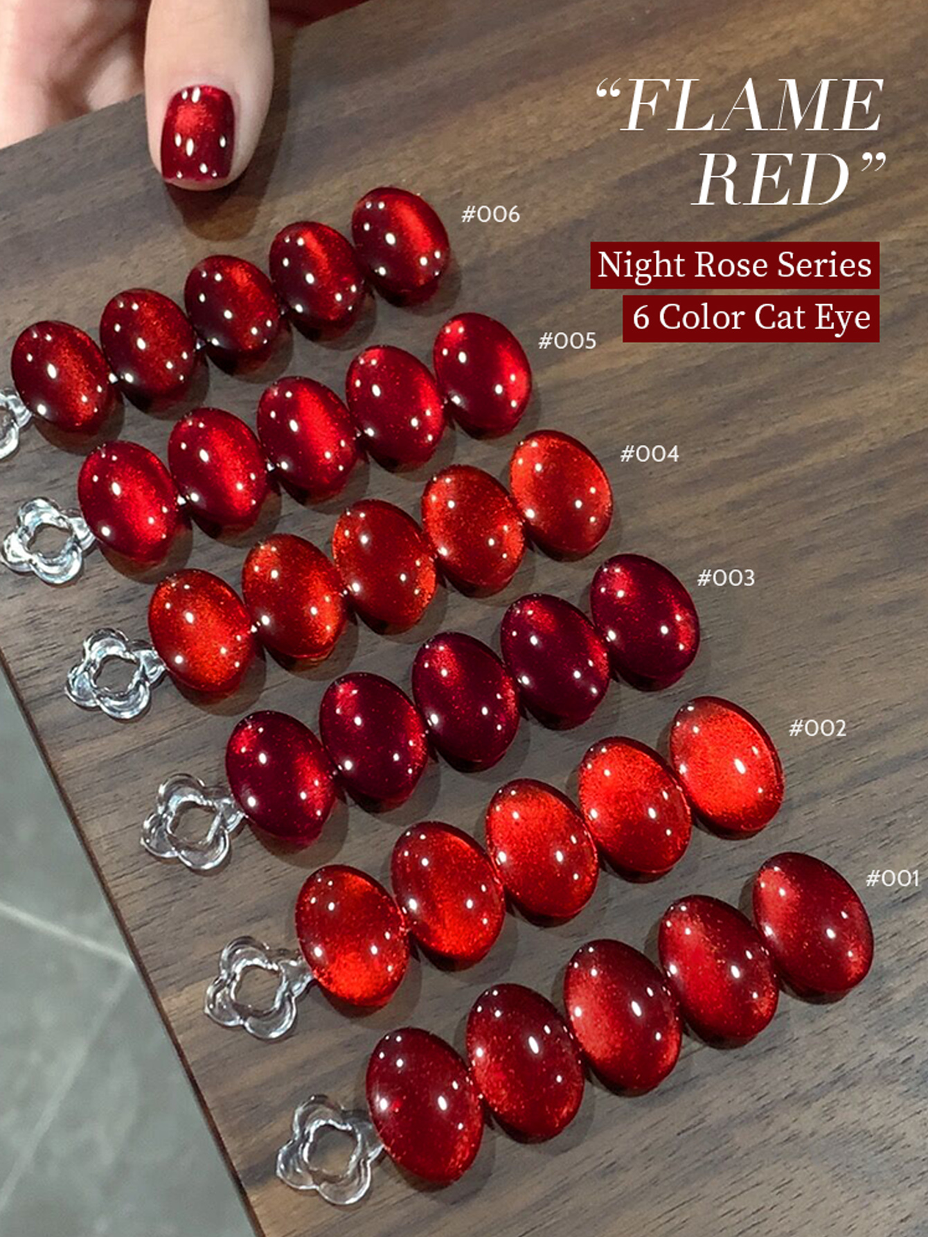 16ML Wine Red Rose Red Cat Mag - Nail Art Red Wine Cat Eye avis et prix