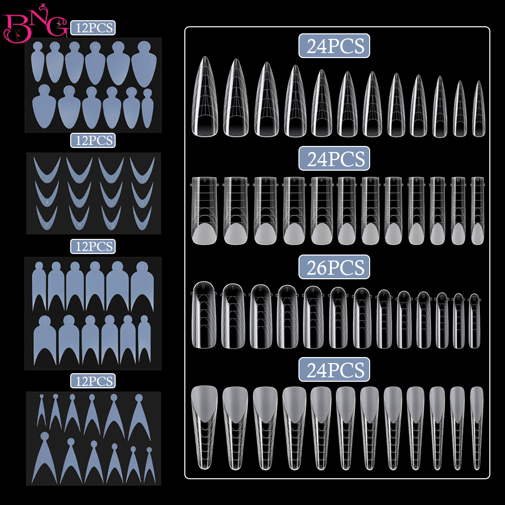 BNG 146Pcs Dual Forms Nails Mo - Polygel Nail Kit avis et prix