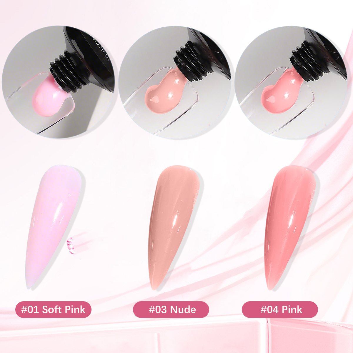 duolingdai 4 color poly Nail E - Polygel Nail Kit avis et prix