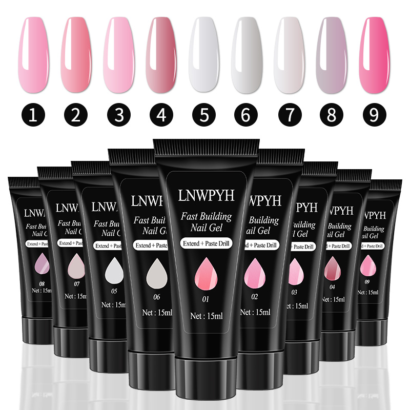 Gel Nail Polish Set Poly Nail  - Polygel Nail Kit avis et prix