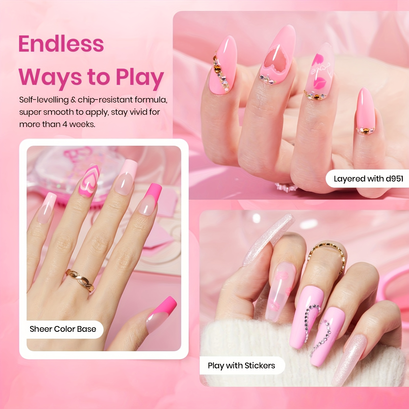 Poly Nail Gel Set, 12 Colors C - Polygel Nail Kit avis et prix