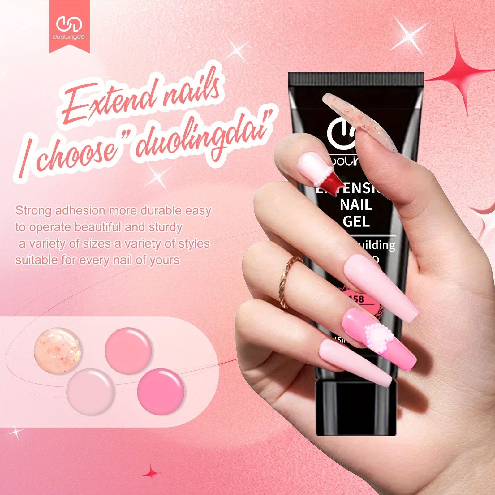 Poly Gel Nail Kit Starter with - Polygel Nail Kit avis et prix