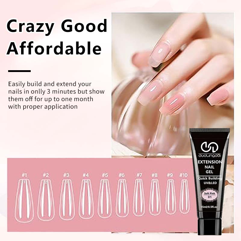 8PCS/Set Poly Extension Gel Se - Polygel Nail Kit avis et prix