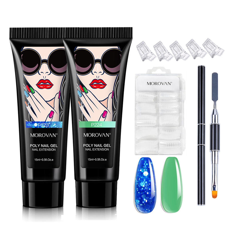 Poly Nail Gel Kit - 15ml Gel k - Polygel Nail Kit avis et prix