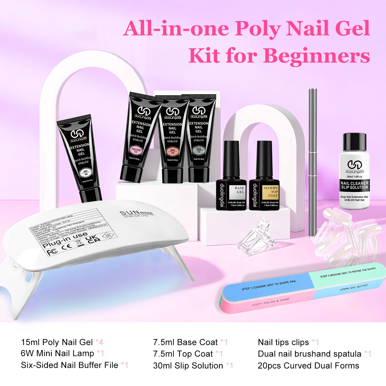 DOULINGDAI Poly Extension Gel  - Polygel Nail Kit avis et prix