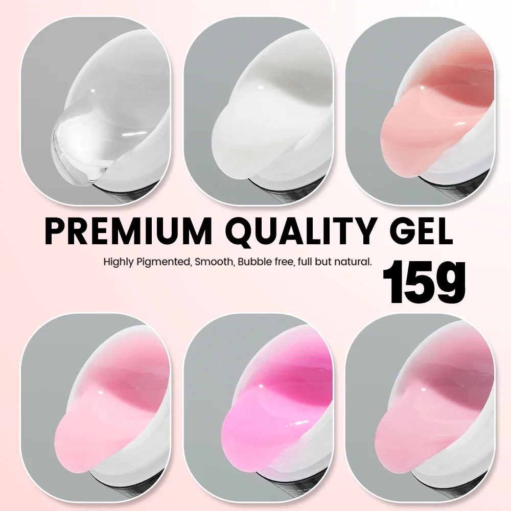 YOKEFELLOW Builder Nail Gel 15 - Polygel Nail Kit avis et prix