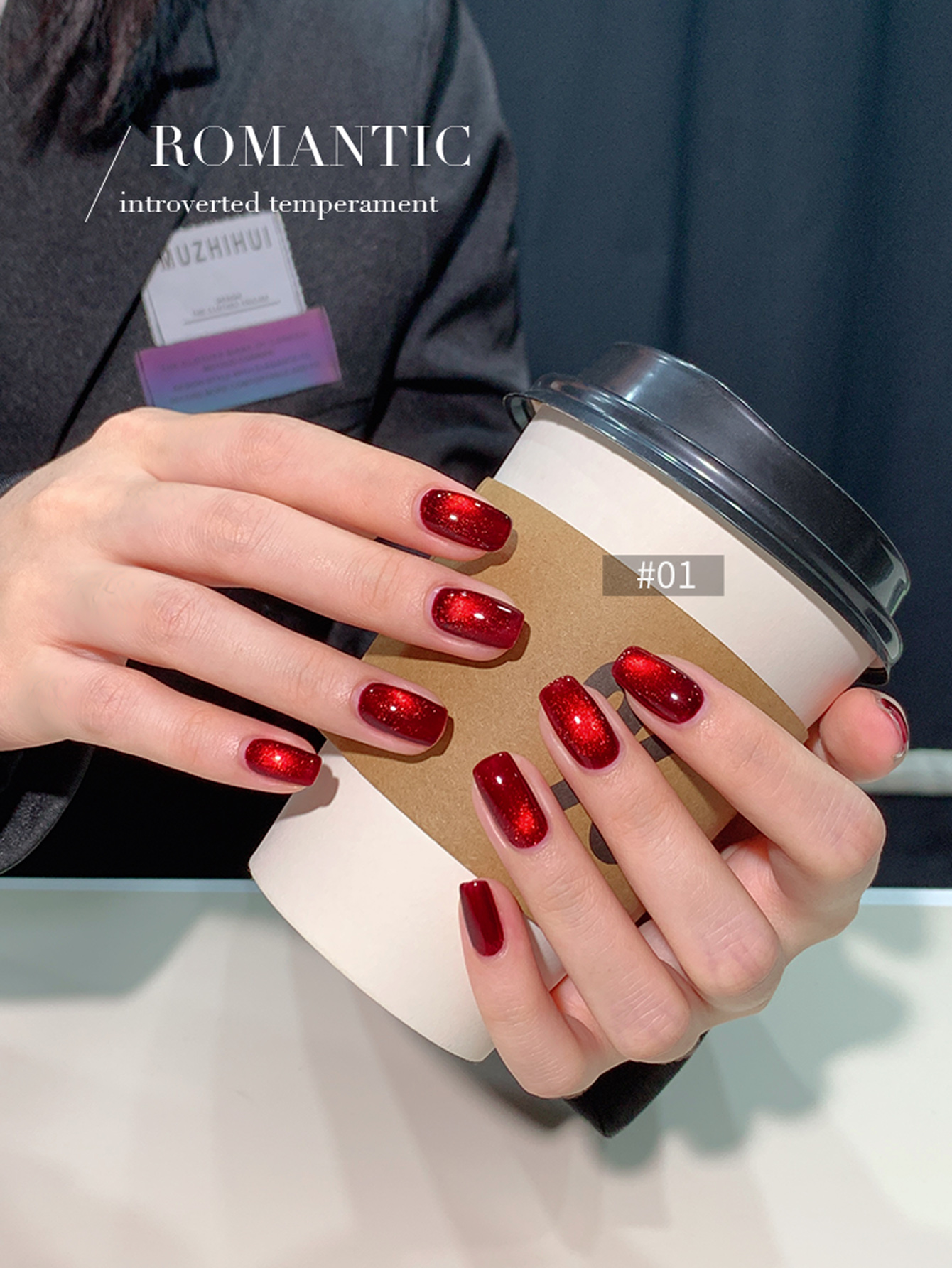 16ML Wine Red Rose Red Cat Mag - Nail Art Red Wine Cat Eye avis et prix