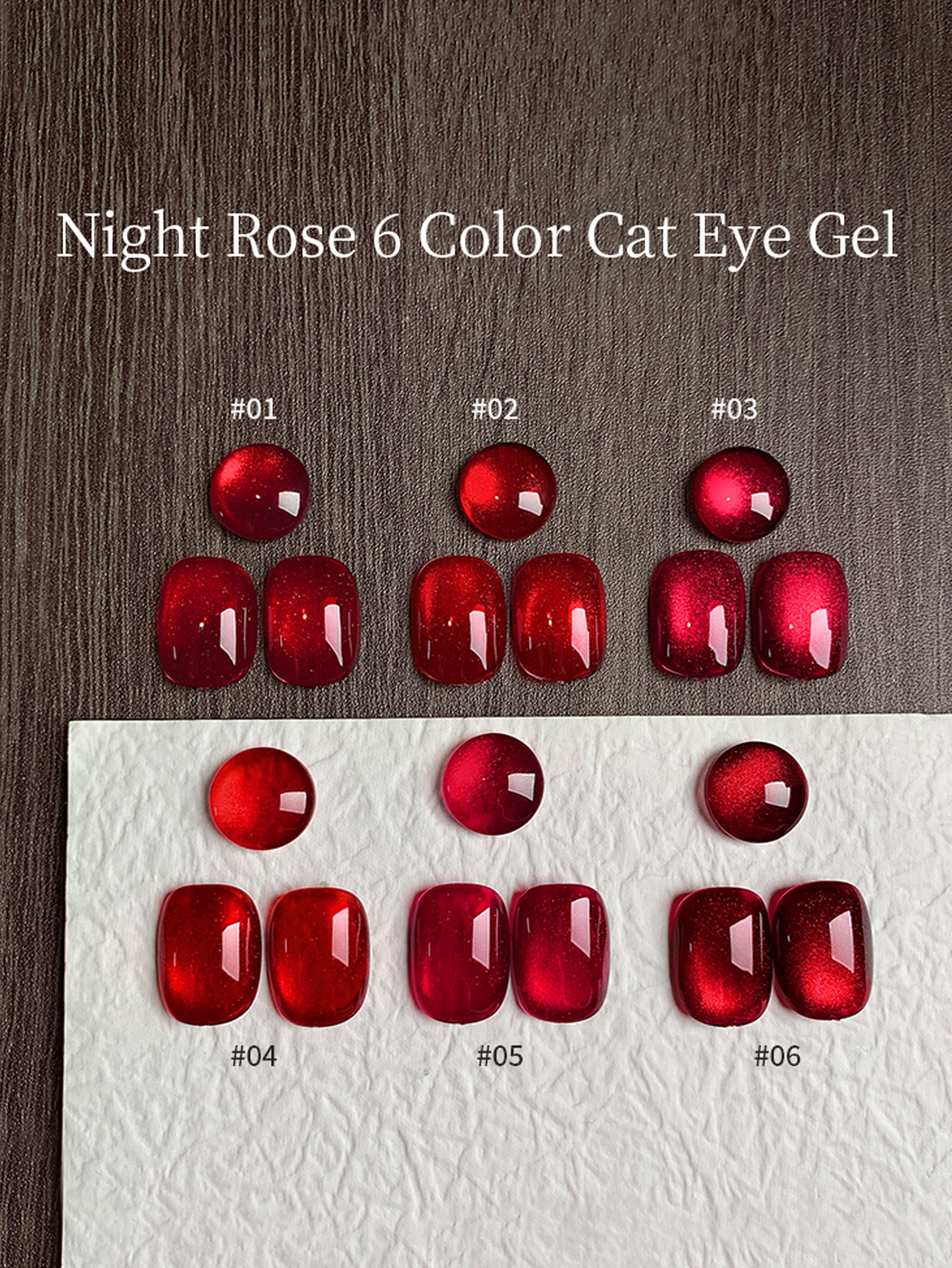 16ML Wine Red Rose Red Cat Mag - Nail Art Red Wine Cat Eye avis et prix
