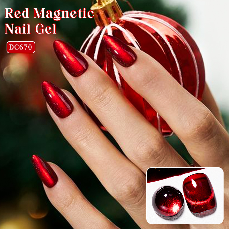 Mtssii 7ML Wine Red Cat Magnet - Nail Art Red Wine Cat Eye avis et prix