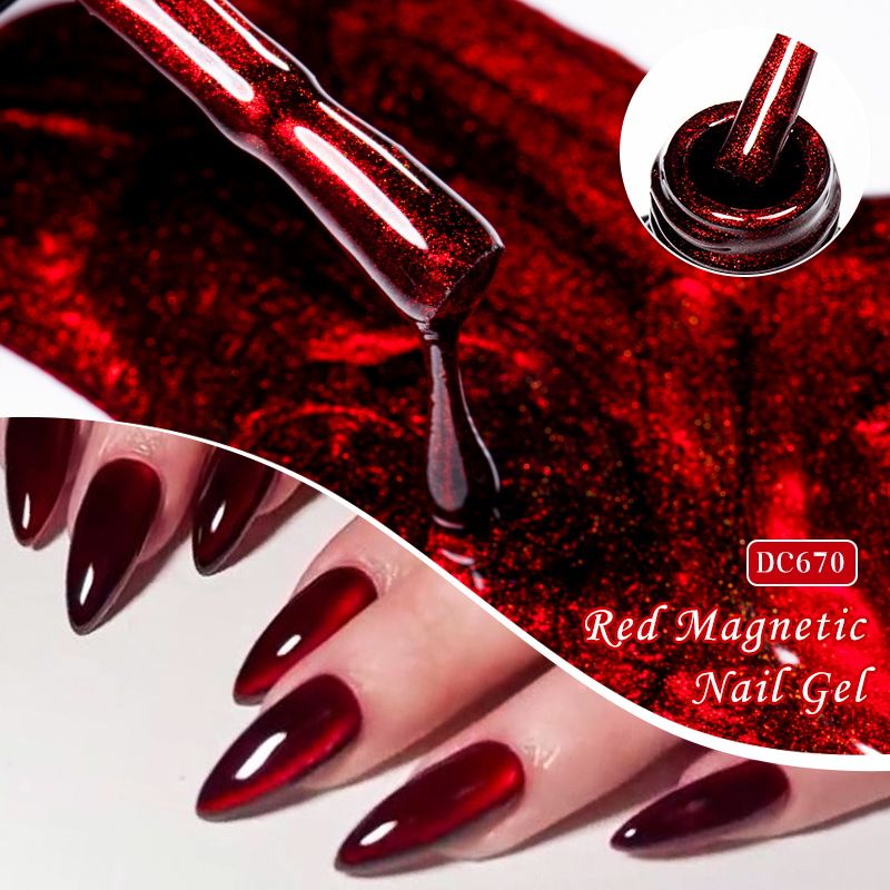 Mtssii 7ML Wine Red Cat Magnet - Nail Art Red Wine Cat Eye avis et prix