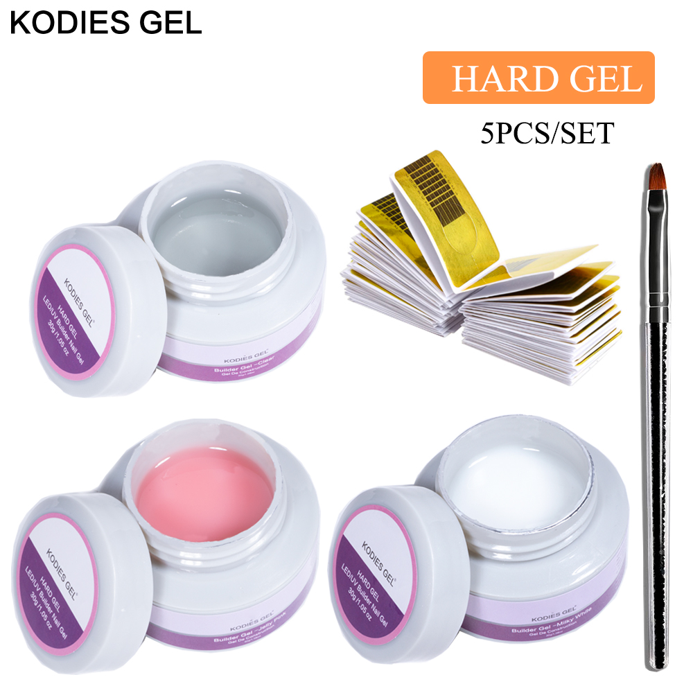 KODIES GEL 5 PCS/Set Uv Builde - Polygel Nail Kit avis et prix