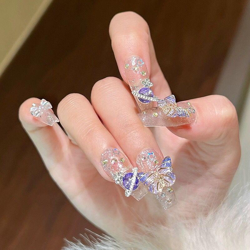 10Pcs Handmade Press On Nails  - Nail Art Xs avis et prix