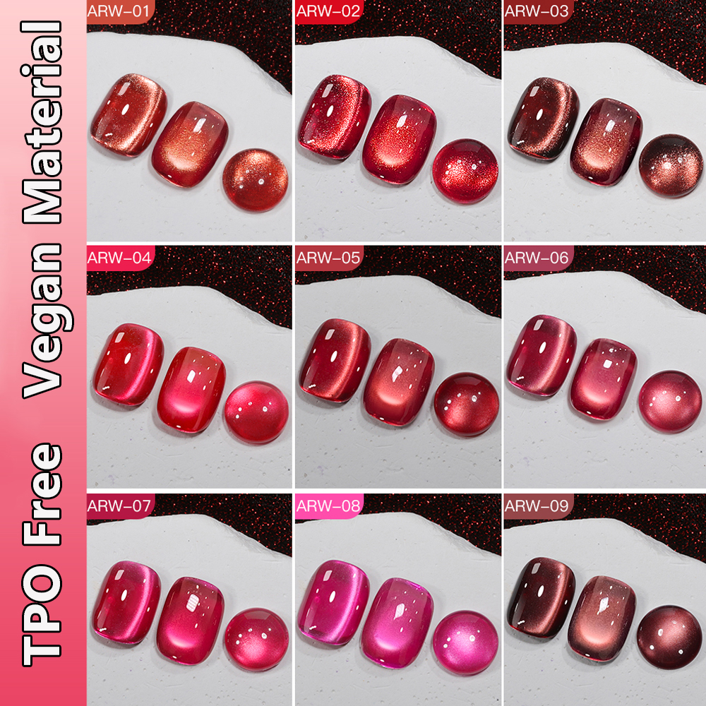 AS Tpo Free Wine Red Cat Magne - Nail Art Red Wine Cat Eye avis et prix