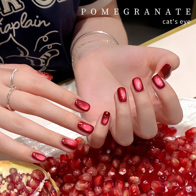 MIANEL 10ML Red Pomegranate Ca - Nail Art Red Wine Cat Eye avis et prix