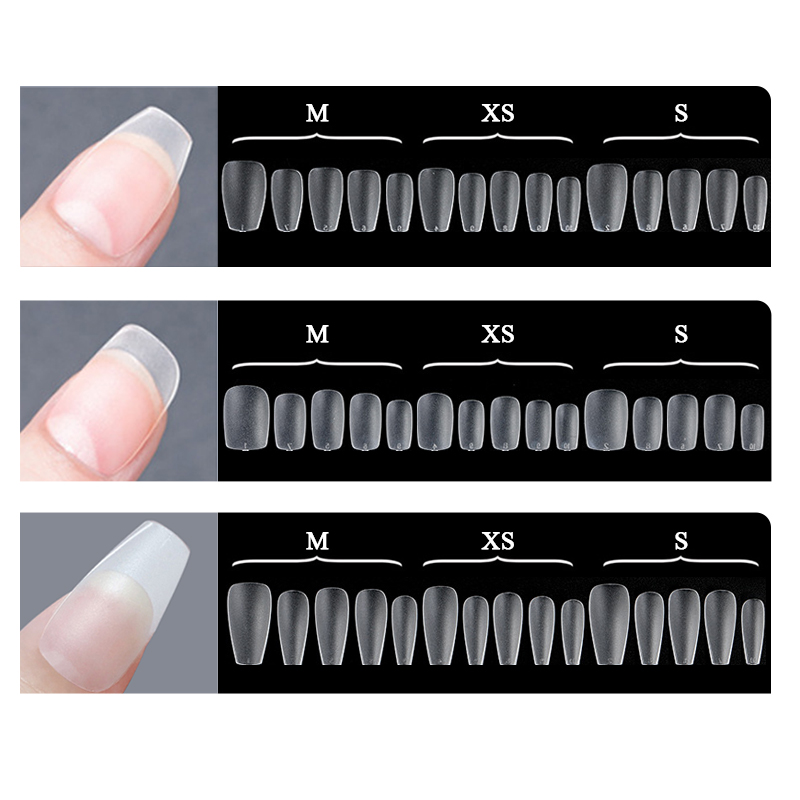 1Bag Matte Press On Nail Tips  - Nail Art Xs avis et prix