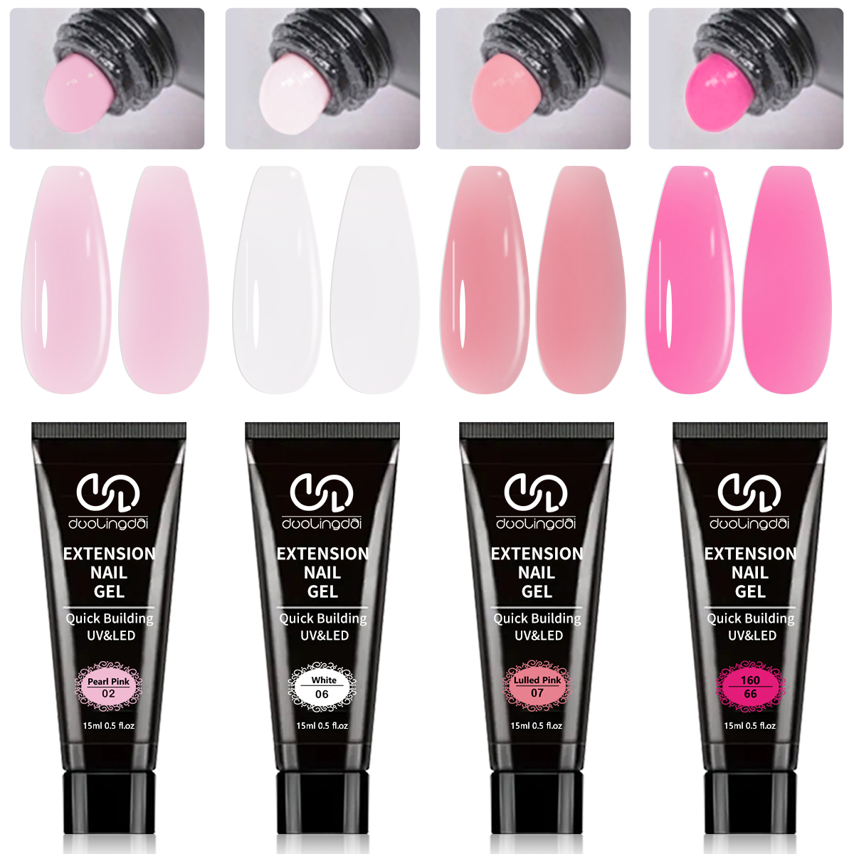 Poly Gel Nail Kit Starter: 4 C - Polygel Nail Kit avis et prix