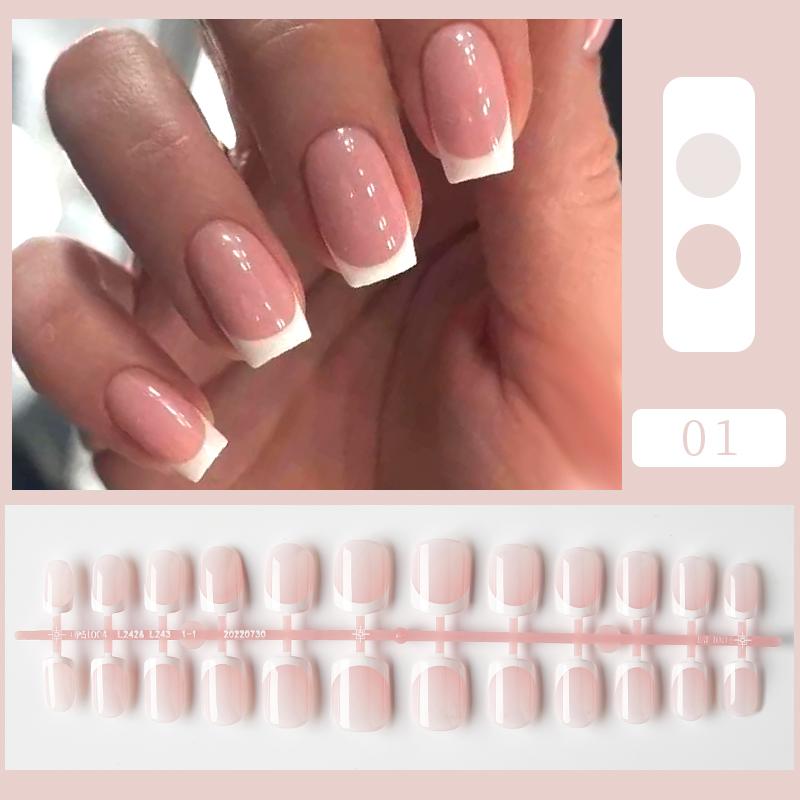 24Pcs 20Pcs French False Nails - Nail Art Xs avis et prix