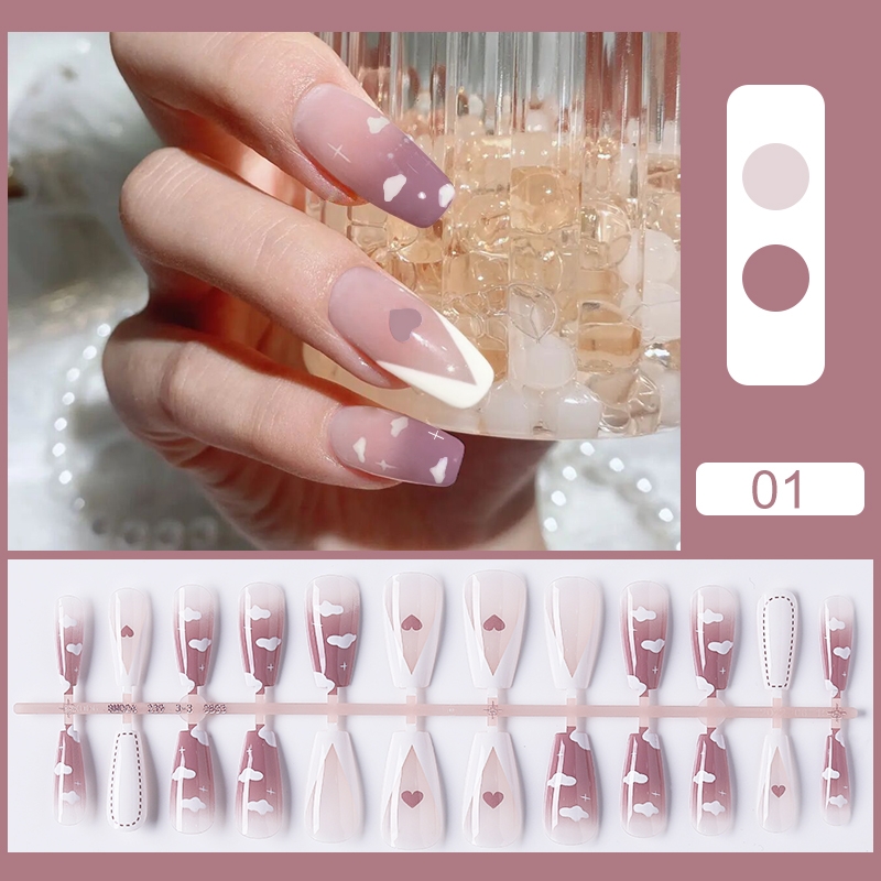 24Pcs 20Pcs French False Nails - Nail Art Xs avis et prix