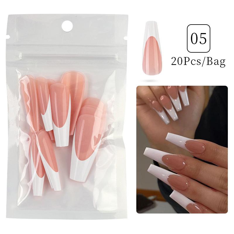24Pcs 20Pcs French False Nails - Nail Art Xs avis et prix