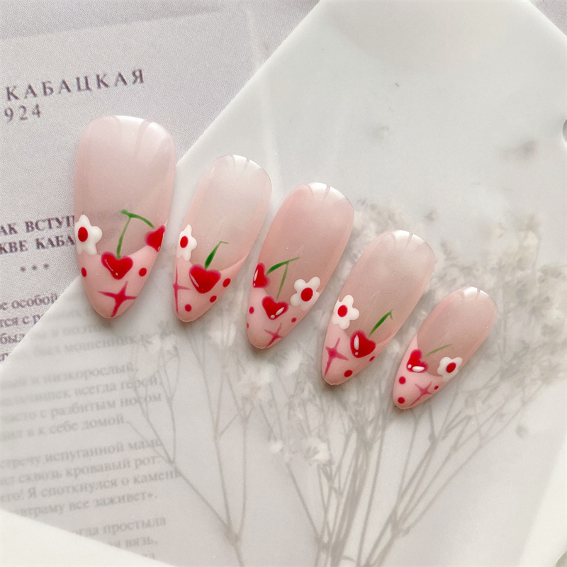 10PC Handmade Press On Nails P - Nail Art Xs avis et prix