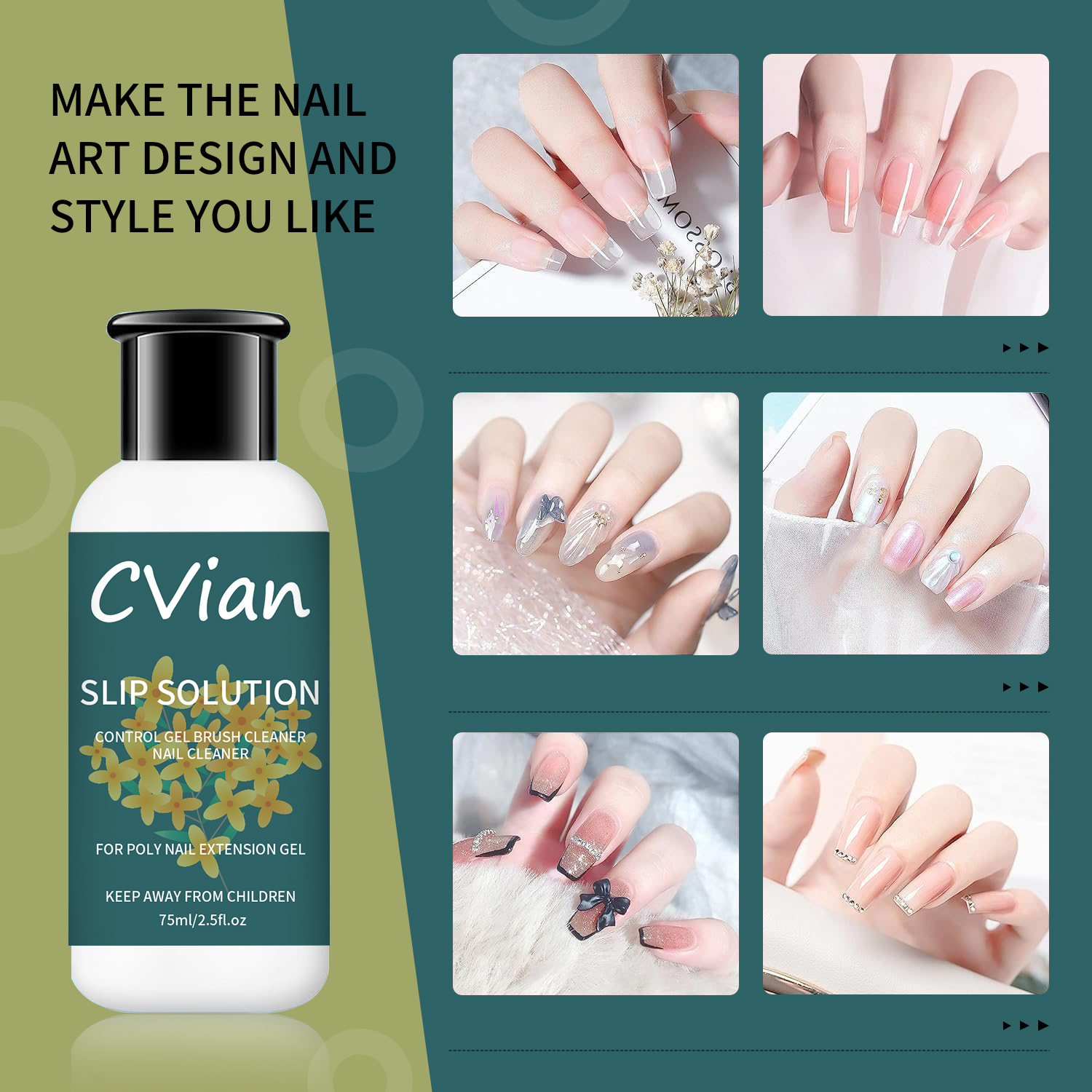 75ml Poly Gel Slip Solution Ki - Polygel Nail Kit avis et prix